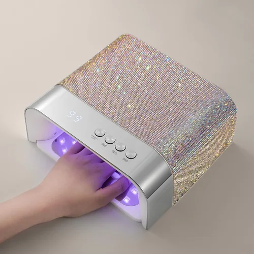 GAOY Lámpara de uñas UV profesional, diseño de cavidad grande para uñas largas, 36 luces LED de curado rápido con sensor infrarrojo para gel de