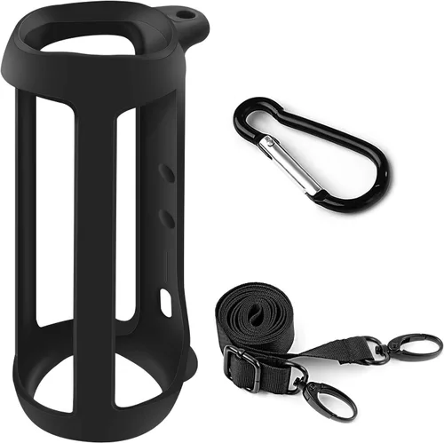 Funda de silicona compatible con altavoz Bluetooth portátil FLIP 5, funda de gel suave para piel, funda de goma, bolsa de transporte de viaje con