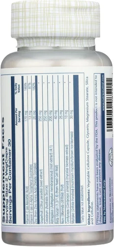 Miniatura 2 de Solaray Cápsulas de fórmula de inmunidad con extracto de semilla de pomelo, 250 mg 60