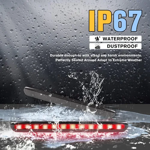 Miniatura 4 de Camaro LED 3ra Tercera Luz de Freno, Luz de Parada de Montaje Alto Central Trasera para Chevy Chevrolet Camaro Gen6 2016 2017 2018 2019 2020 (1PC)