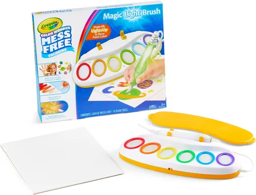 Miniatura 3 de Crayola Color Wonder - Cepillo de luz mágico, estación de pintura sin desorden para niños, juguetes y actividades para niños, regalos de vacaciones