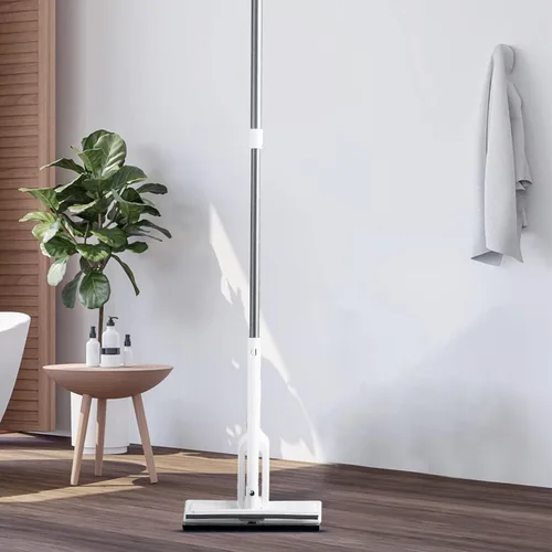 Miniatura 6 de Trapeador de esponja de 49 pulgadas para niños, trapeador plano, mopa para limpieza de suelos de pared para lavado de techo, pisos de madera dura