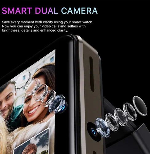 Miniatura 3 de DM101 4G - Reloj inteligente para hombres pantalla de 241 pulgadas Android 71 1 GB RAM 16 GB ROM 2080 mAh reloj con identificación facial cámara