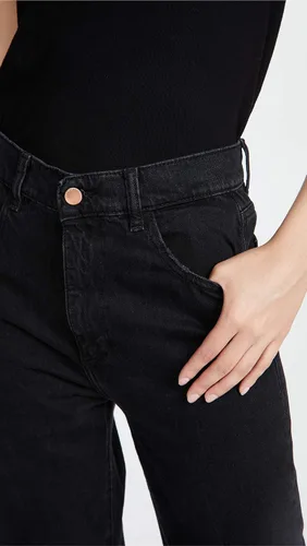 Miniatura 6 de DL1961 Jeans Hepburn de pierna ancha y tiro alto para mujer