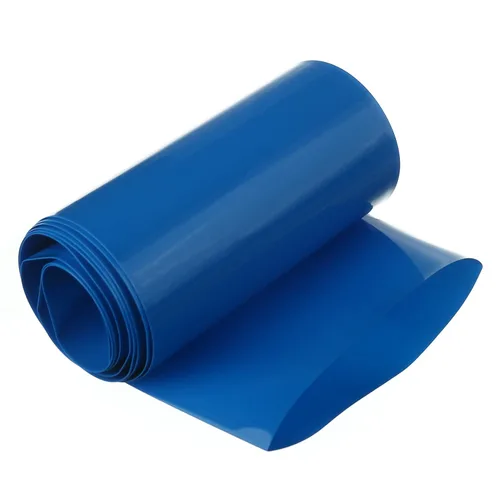 Othmro Kit de tubos termorretráctiles de batería de 3.28 pies, tubo termorretráctil de PVC de aislamiento de ancho de 3.35 pulgadas, tubo de Azul