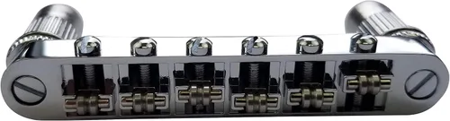 Miniatura 4 de Tune-O-Matic Puente con sillines de rodillos para Epiphone Les Paul, SG, ES, Dot, color cromado