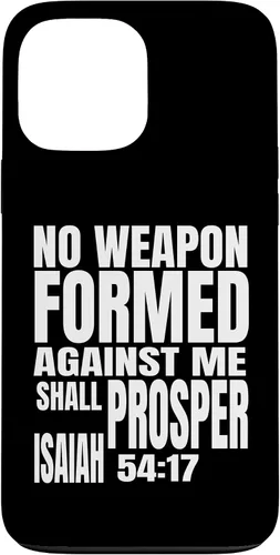 Miniatura 22 de iPhone 13 Pro No hay arma formada contra mí prosperará Isaías 54:17