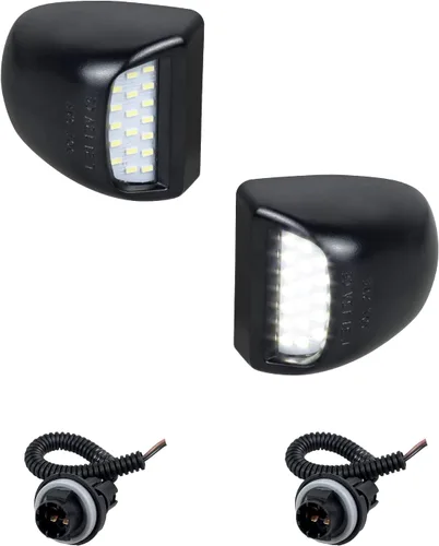 Miniatura 7 de Lámparas LED para matrícula compatibles con Silverado Suburban Tahoe GMC Sierra 1500 2500 3500 HD Escalade EXT, 6000 K, color blanco, paquete de 2
