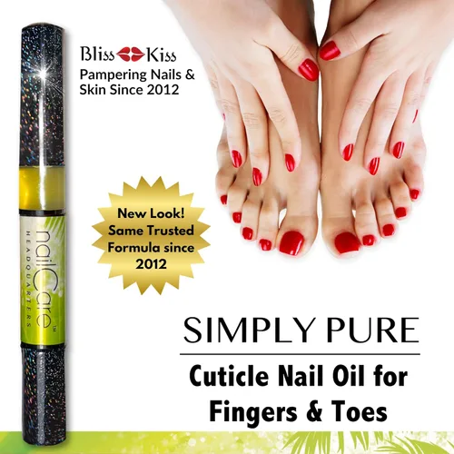 Miniatura 7 de Nail Care Headquarters Simply Pure - Bolígrafo de aceite para cutículas para uñas, fortalecedor de uñas, aceite de crecimiento y suero para uñas