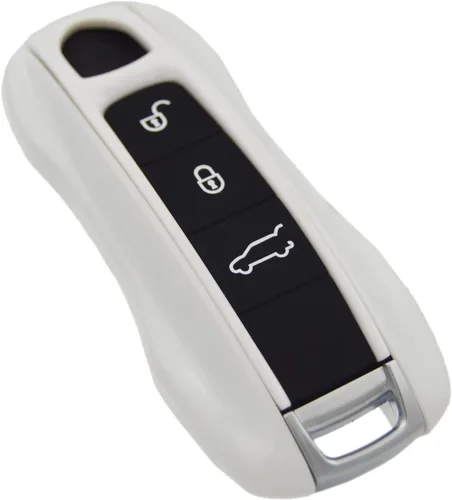 Zorratin Funda para llavero central + lateral para Porsche Panamera 2017+ Cayenne 2018+ 911 2020+ Taycan (3 piezas)