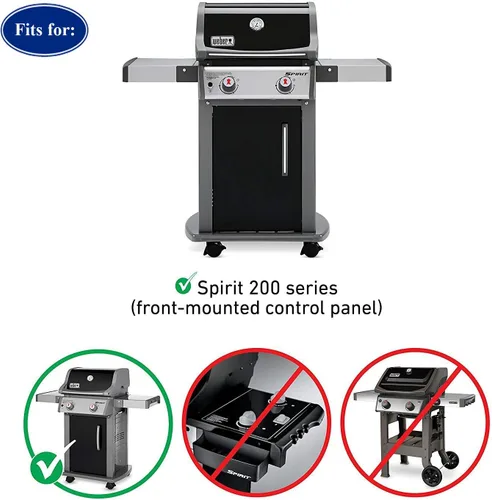 Miniatura 7 de Utheer 69785 Quemador de parrilla de 18 pulgadas para Weber Spirit I y II 200 Series, Spirit E-210 E-220, Spirit S-210 S-220 parrillas de gas