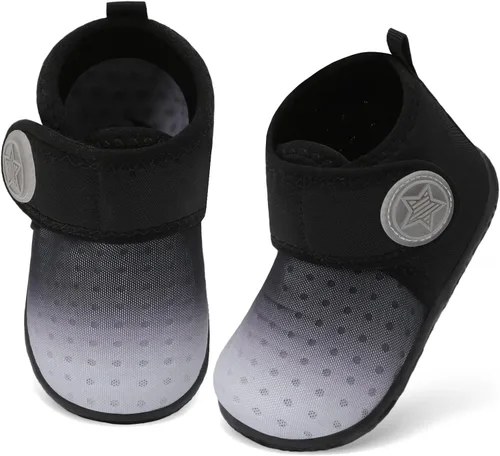 JOINFREE Zapatillas para bebés y niñas, transpirables, zapatos antideslizantes para el primer camino, zapatos de cuna para interiores y exteriores