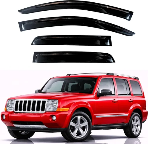 Miniatura 81 de KPY Visor de ventana compatible con Hyundai Tucson 2021-2025, 4 piezas de deflector de ventilación para ventana lateral, estilo Mugen, protector