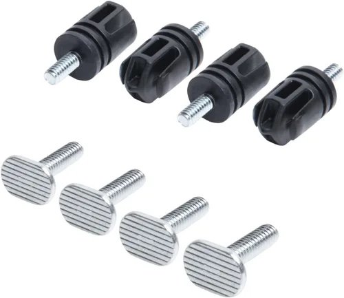 Miniatura 7 de POWERTEC Paquete de 20 pernos de riel en T de 5/16"-18 para pista en T, pernos de ranura en T de 1-1/2 pulgadas de largo para pista en T universal