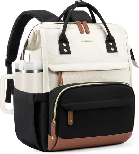 Miniatura 45 de LOVEVOOK Mochila para Laptop para Mujeres, Mochilas de Trabajo y Negocios de 17 Pulgadas Bolso con Gran Capacidad, Bolsa de Enfermera Impermeable