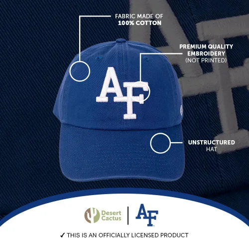 Miniatura 4 de Desert Cactus United States Air Force Academy Baseball Hat US Fightin Falcons Brimmed Embroidered Cap Adjustable Cloth Strap
