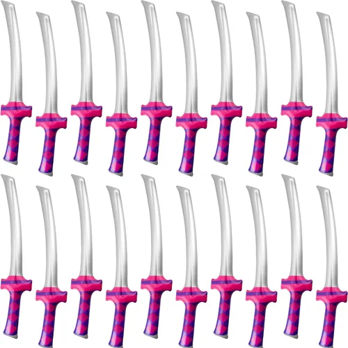 Miniatura 9 de Paquete de 20 Katanas inflables de 30 pulgadas, espada samurái, armas inflables para recuerdos de fiesta, cosplay, fiesta temática samurái Conjunto