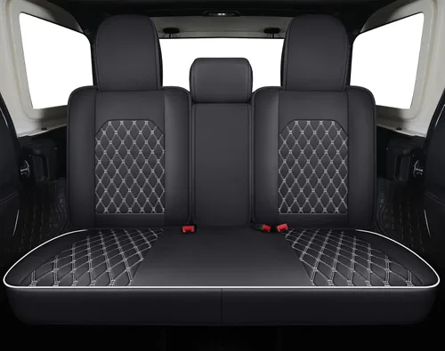 Miniatura 3 de Aierxuan Jeep Wrangler JK JL - Fundas para el asiento delantero, de ajuste personalizado, 2/4 puertas, para camionetas 2007-2026 Unlimited X Rubicon
