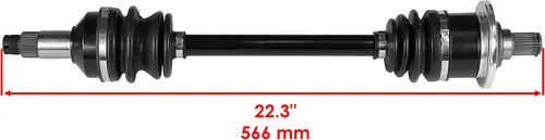 Miniatura 2 de Caltric Eje de junta CV delantero derecho compatible con Arctic Cat 700 4X4 Diesel / 700 Super Duty Diesel