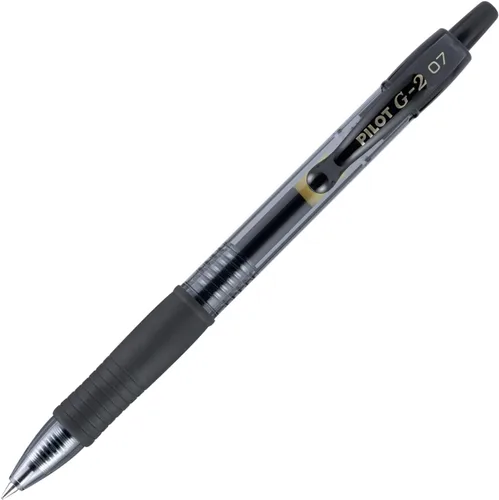 Miniatura 2 de Pilot G2 - Bolígrafos de gel de alta calidad de 0.7, punta fina para escritura suave, color negro, paquete de 12