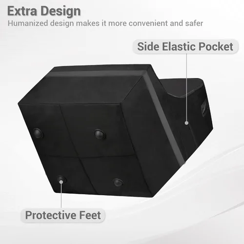 Miniatura 6 de Bolsa de viaje para asiento de automóvil, acolchada, cómoda, duradera, espaciosa, a cuadros, para asiento de automóvil, mochila 3 en 1, convertible