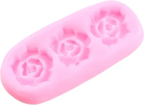 Miniatura 9 de Mujiang Molde de fondant de flores de rosa, moldes de silicona para decoración de pasteles, decoración de cupcakes, pasta de goma de mascar