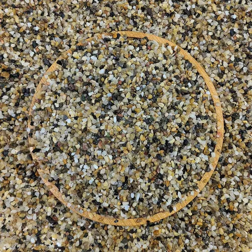 Miniatura 10 de FANTIAN 5 libras de grava de acuario, grava de guijarro para pecera de peces, piedras de río decorativas de 1/4 pulgada para acuario, suculenta