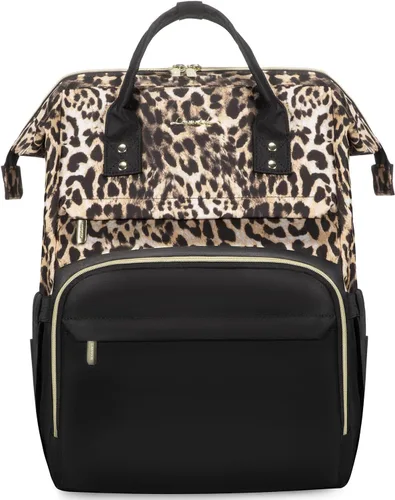 Miniatura 26 de LOVEVOOK Mochila para portátil de mujer, mochila de 15,6 pulgadas con cargador, mochila resistente al agua para profesores, mochila de trabajo