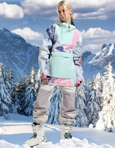 Miniatura 2 de Men Ski Jackets Snowboard Coats Women Waterproof Pullover Jacket Winter Sports Windproof Warm