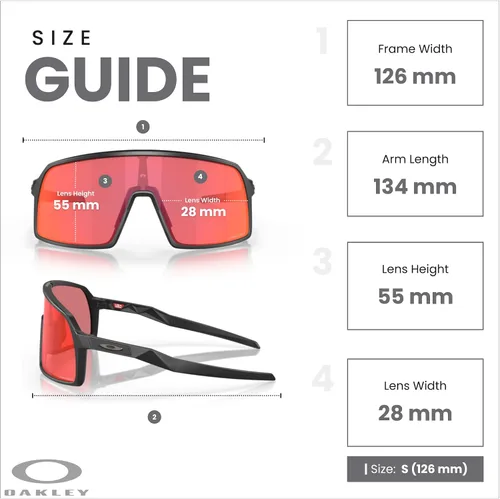 Miniatura 100 de Oakley Sutro OO9406 / OO9462 - Lentes de sol para hombre, kit de correa de accesorios, bolsa de microfibra