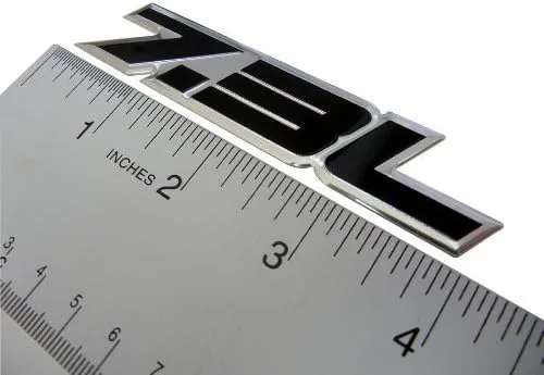 Miniatura 2 de Placa de identificación de aluminio altamente pulido de 7.3 litros, color negro, cromado, placa de identificación compatible con Ford F250 F350 F450