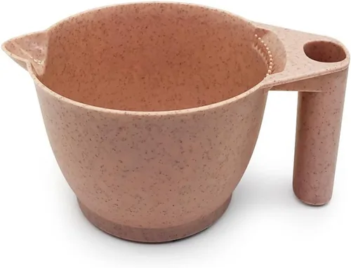 Miniatura 8 de minkissy Tazones mezcladores de tinte para el cabello, paquete de 2 cuencos portátiles de plástico con asas ergonómicas para salón y hogar