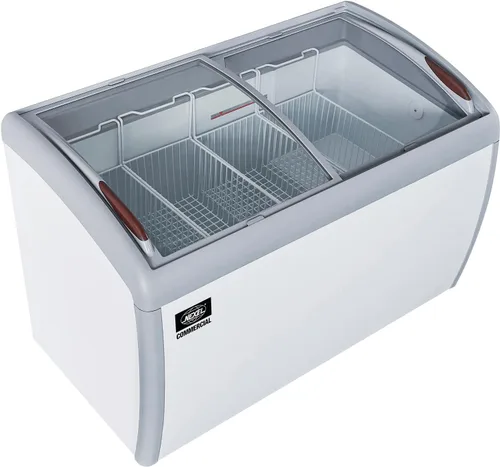 Miniatura 2 de Nexel Congelador de helado, tapa de vidrio curvada, 49"W