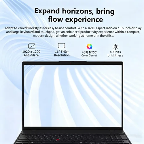 Miniatura 3 de Laptop Lenovo ThinkPad E16 Gen 2 empresarial (16" FHD+ antirreflejos, AMD Ryzen 7 7735U (> Intel i7-1355U), 16 GB DDR5, 512 GB SSD) retroiluminado