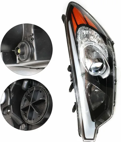 Miniatura 3 de Conjunto de faros delanteros para 2014 2015 2016KIA Forte Koup Forte5 conductor + pasajero 1 par halógeno conjunto de faros delanteros, carcasa