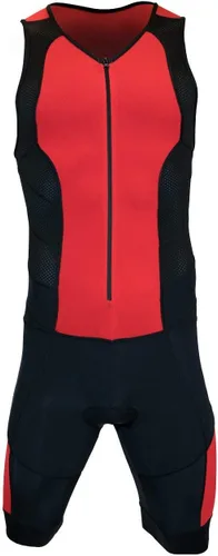 Kona II - Traje de triatlón para hombre, sin mangas, con bolsillo de almacenamiento y cinturón de peto de carrera
