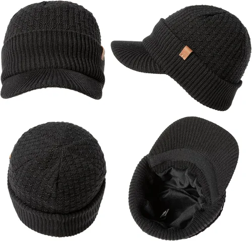 Miniatura 6 de LXLXXL 50% lana merinolana impermeable todo tipo de clima gorro forro polar