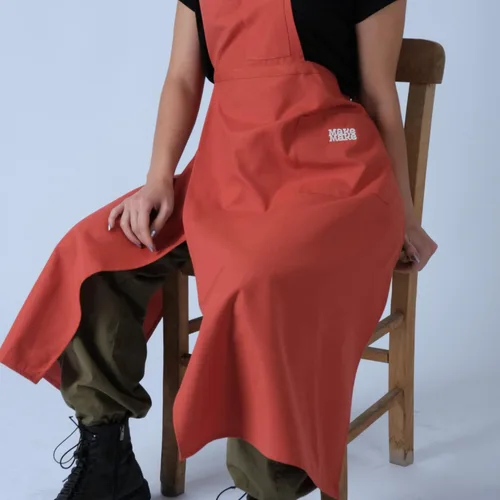 Miniatura 4 de makemake Tools Split-Leg Waterproof Unisex Pottery Apron for Pottery Artist Ceramic Coveralls Claypron Florist Gown