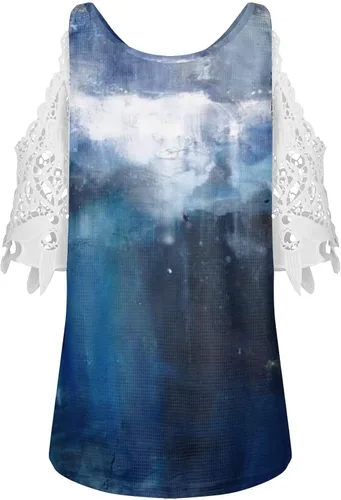 Miniatura 5 de Womens Shirts Dressy Casual 2023 Elegant Holiday Blouses Travel Casual Going Out Tops Short Sleeve T-Shirts