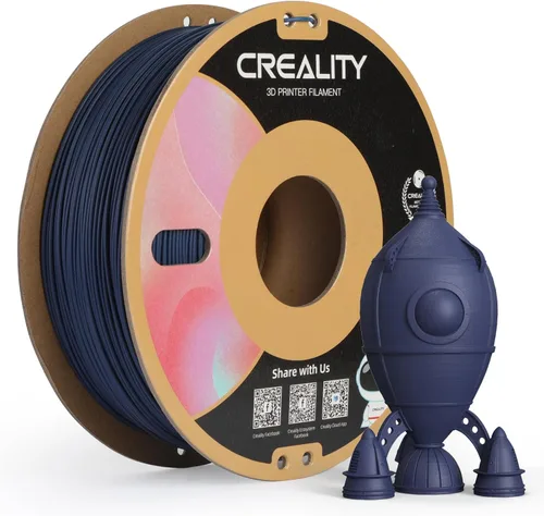 Miniatura 60 de Creality Filamento de madera PLA de 4.4 lbs, filamento de impresora 3D de 0.069 in, textura seda suave, dureza, filamento de impresión de carrete
