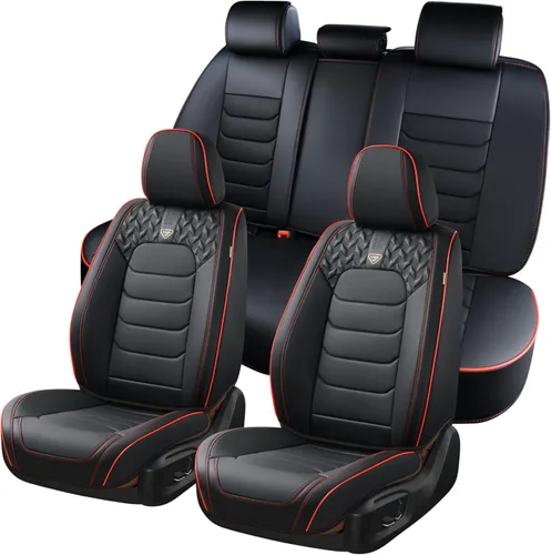 Miniatura 13 de FLORICH Fundas de asiento delantero, 2 piezas, fundas de asiento para automóviles, fundas de asiento universales de cuero de lujo, accesorios