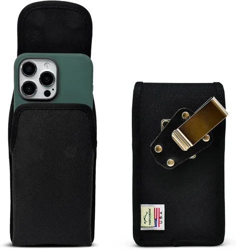 Miniatura 18 de Turtleback Soporte para cinturón para iPhone 16 Pro Max, 15 Pro Max, 14 Pro Max - Mediano. Se adapta con fundas estilo viajero a prueba de golpes