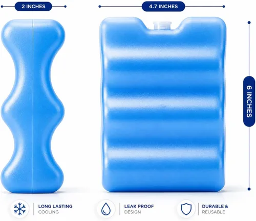 Miniatura 2 de Healthy Packers Ice Packs for Coolers Can Coolers Breastmilk Cooler Ice Pack Long-Lasting Reusable Ice Pack