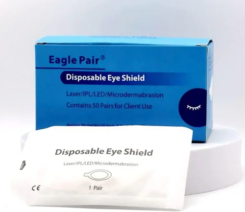 Miniatura 3 de Protectores de ojos láser desechables de belleza IPL/LED/microdermoabrasión para huéspedes de protección ocular paquete de 10 pares