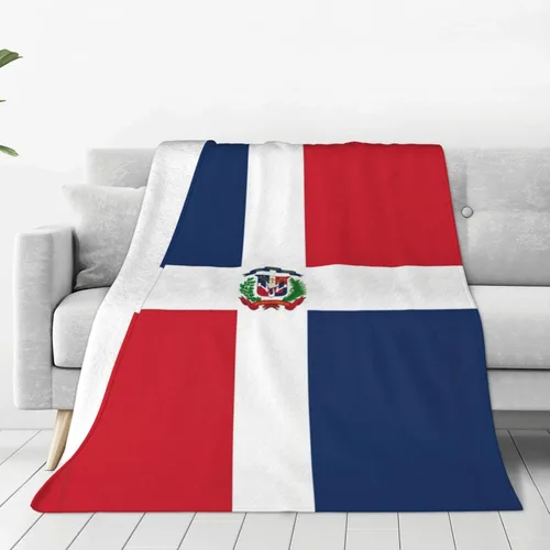 Miniatura 16 de Bonita manta de bandera de Costa Rica súper suave de 60 x 50 pulgadas para cama, sofá, silla, campamento, sala de estar y oficina Bandera de Costa