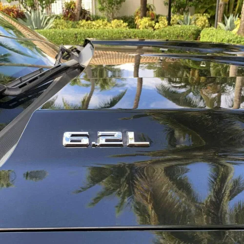Miniatura 3 de 2 piezas 6.2L Emblema 3D para capó, adhesivo de logotipo y placa de estilo de carrocería, reemplazo para Silverado 1500 Sierra Camaro 19-22 (cromo)