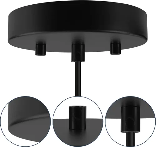 Miniatura 3 de Sangle Sopffy Kit de Dosel para Luz Colgante, Kit de Dosel de Iluminación de Techo de 4.7 Pulgadas con Todos los Herrajes de Montaje Placa de Techo