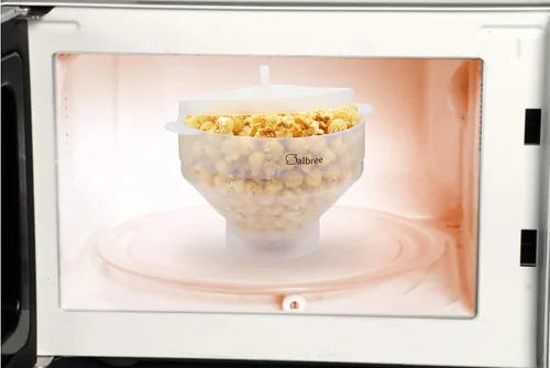 Miniatura 7 de La máquina original Salbree plegable de silicona para hacer palomitas de maíz en el microondas, cuenco para microondas con capacidad de 16 tazas