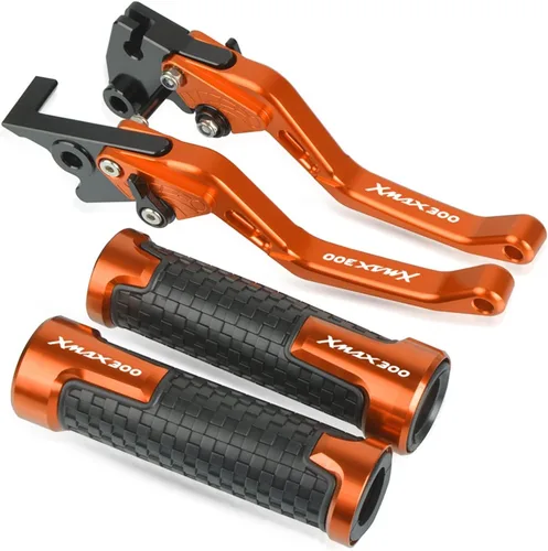 Miniatura 15 de DOUKI Para Yamaha XMAX300 X-MAX 300 2015-2020 - Palancas de embrague de freno corto para motocicleta, embrague, empuñaduras, extremos de manillar