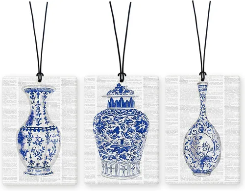 Miniatura 11 de Lacama Ambientador cristiano para automóvil, 3 piezas, lazo rosa y negro, coqueta con versículo bíblico cristiano, ambientador para mujeres y niñas